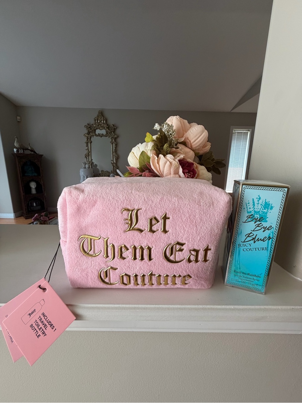 NWT JC Cosmetic Bag with 75ml Bye Bye Blues Fragrance